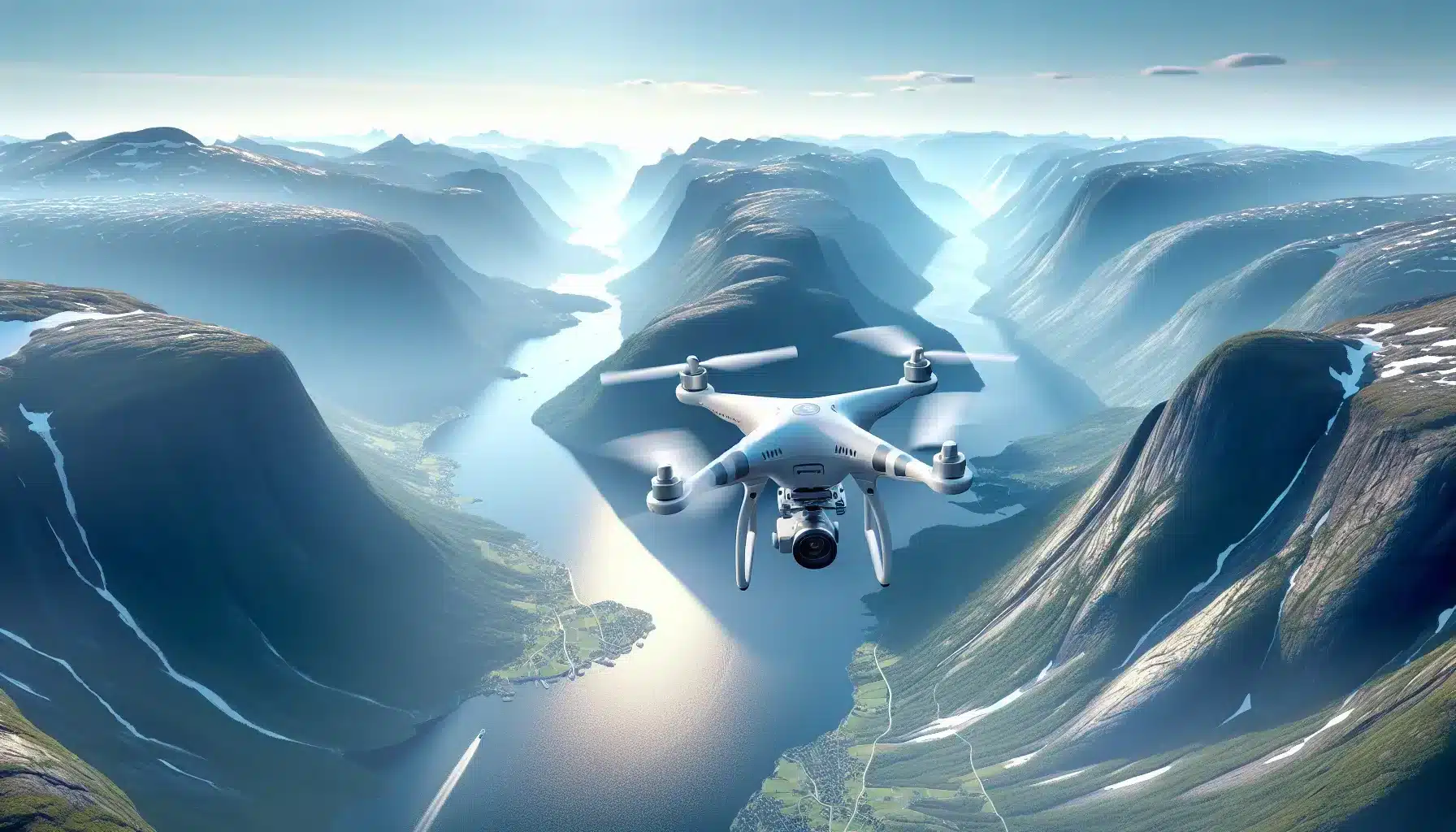 Dronefotografering: se verden fra nye perspektiver med fantastiske bilder fra luften 3 Dronefotografering benytter avansert teknologi for å flytte kameraer inn i luften, noe som gir unike visuelle perspektiver – illustrasjon