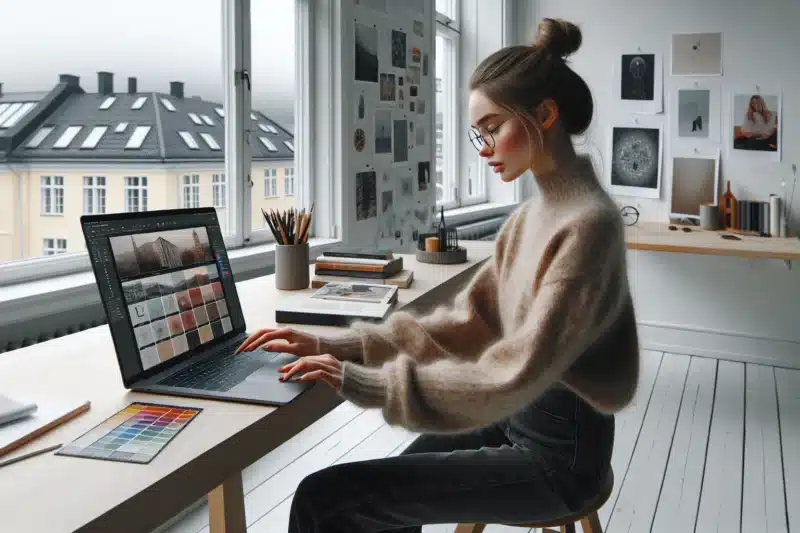 Slik lager du en digital portfolio for kunst og design